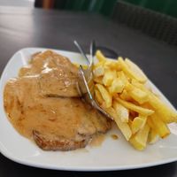 Seitán a la plancha at Taskatenda in Salvaterra De Mino