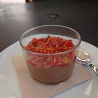 Crema de chocolate y fresas at Taskatenda in Salvaterra De Mino