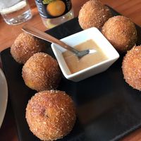 Bolitas de boniato at Taskatenda in Salvaterra De Mino