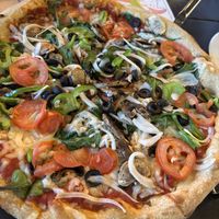 vegan veg out! at Mellow Mushroom in St Louis