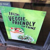 Veg-friendly advertisement  at Pita Pit in Tempe