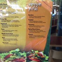 Veggie pitas at Pita Pit in Tempe