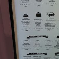 Menú at DeGema Hamburgueria in Porto