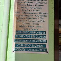 List of products & services offered at Ceres Herbolario in Sotillo De La Adrada