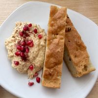 loaded hummus at Our Kitchen  in Liverpool