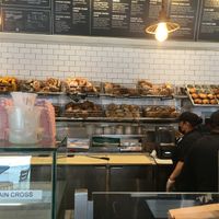 Bagel selection. at Pick A Bagel in New York City