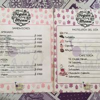 Their menu at La Cocina de Beterraga Rebelde in Valparaiso