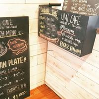 Store front at Umi Cafe in Tokyo