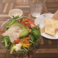 Caeser Salad at Umi Cafe in Tokyo