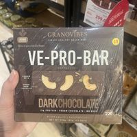 Dark chocolate protein bars (quite dry)  at Gourmet Market in Bangkok