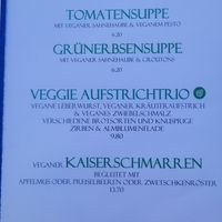 Menu 02.01.2022 at Bubi's Schihuette in Soelden