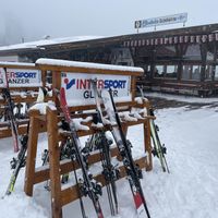 Outside  at Bubi's Schihuette in Soelden
