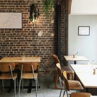 inside at Otium Cold Press in Paris