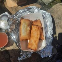 Vegetable nems at Extreme Orient in Mons