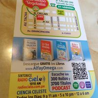 New info May 2024 (they moved) at Vegetalia in Lima