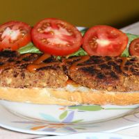 Vegan Burger ! at Zygo Cafe in Tarapoto