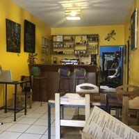 The inside. Taken from my seat (not from the door) at Zygo Cafe in Tarapoto