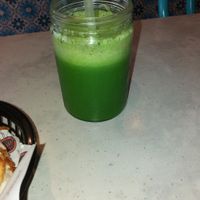 Apple, kale and ginger juice at Dogma Cronulla in Cronulla