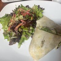 Avocado wrap  at The Bean Bar in Hamilton