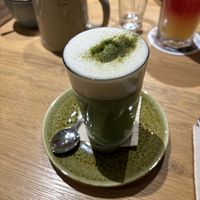 Matcha latte 😍  at Green Leaf Cafe in Erding