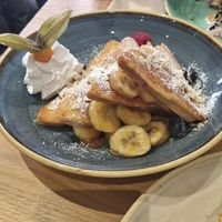 "Banana french toast" (10,50€) at Green Leaf Cafe in Erding