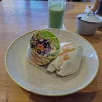 Quinoa Wrap at Green Leaf Cafe in Erding