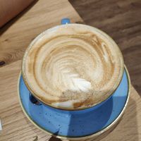 Cappuccino at Green Leaf Cafe in Erding