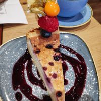 Cheese cake at Green Leaf Cafe in Erding