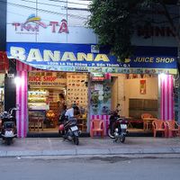 outside at Banana's Juice Shop in Ho Chi Minh City
