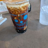 Brown sugar bubba tea at noodles at BTH - Beach & Basswood in Fort Worth