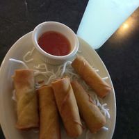 veggie spring rolls at noodles at BTH - Beach & Basswood in Fort Worth