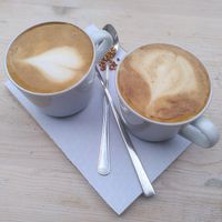 Oatmilk Cappuccini at Greentrees The Juicery - Lorettostrasse in Dusseldorf