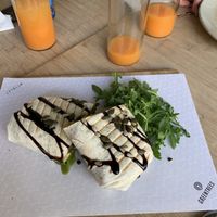 Falafel wrap  at Greentrees The Juicery - Lorettostrasse in Dusseldorf