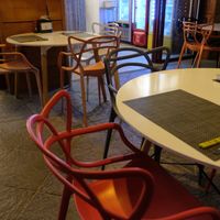 Interestingly-designed chairs at Sunrice in Quepos