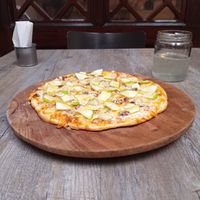 The Eva pizza at La Matatena Pizzeria in Oaxaca
