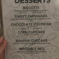 wuhu banana cake  at La Matatena Pizzeria in Oaxaca