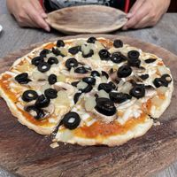   at La Matatena Pizzeria in Oaxaca