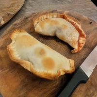 Empanadas were also delicious but small  at La Matatena Pizzeria in Oaxaca