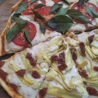 Truly the best Vegan cheese I ever had at La Matatena Pizzeria in Oaxaca