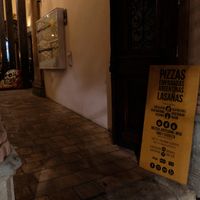 Entrance at La Matatena Pizzeria in Oaxaca