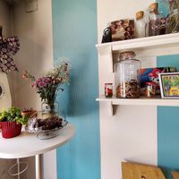 Cookies and lotus brownie at Alice in Wonder Pie in Santiago De Compostela