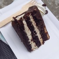 Peanuts cake so yummy at Alice in Wonder Pie in Santiago De Compostela