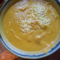 Coconut soup at Guru's in Provo