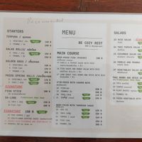 Menu at Be Cosy Rest formerly Blue Lagoon - Maybe closed in Koh Chang