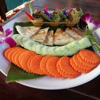 Thai hummus plate at Be Cosy Rest formerly Blue Lagoon - Maybe closed in Koh Chang