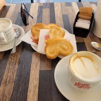 Vegan snacks at Milano Caffe in Rome
