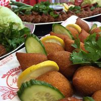 Icli kofte (vegan options available) at Meshur Adiyaman Cigkoftecisi in Ghent