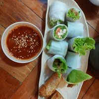 Spring rolls #Veganuary at Ans Vegetarian Cuisine  in Da Nang