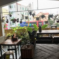 View from the terrace  at Ans Vegetarian Cuisine  in Da Nang