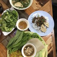 Bang Xeo + Banh Cuon and bamboo soup! Delicious  at Ans Vegetarian Cuisine  in Da Nang